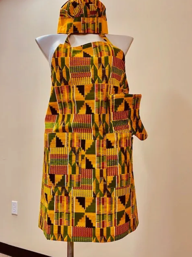 African Theme - Apron Gift Set for Her