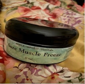 ESSENTIALS: Sore Muscle Freeze  8oz.